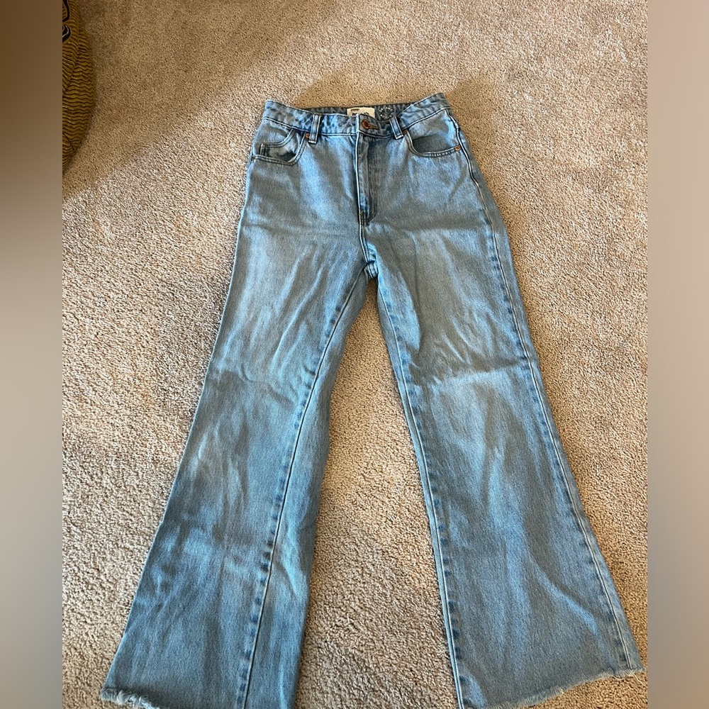 Rollas East Coast Crop Flare Jean
